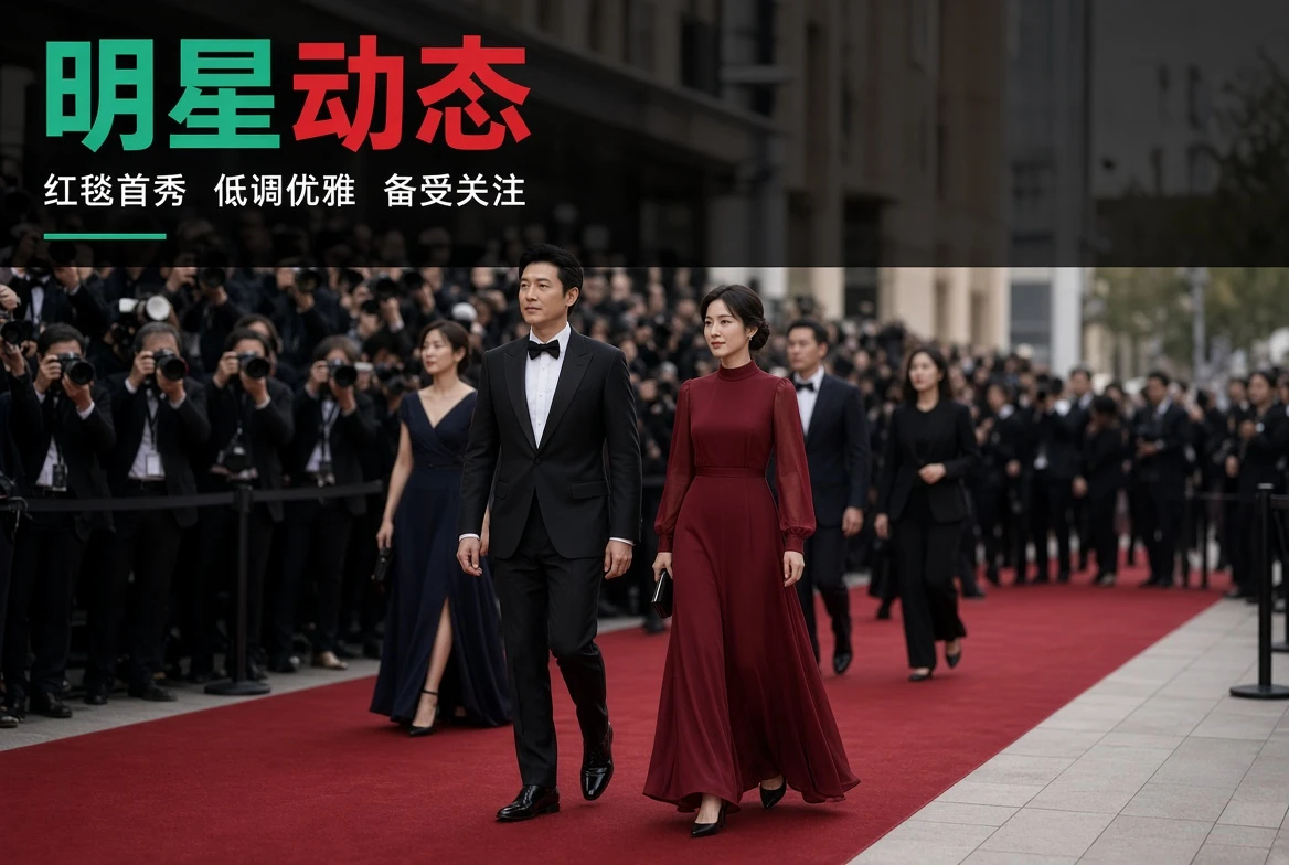 明星公开活动与作品动态导览
